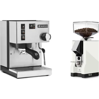 Kávovar Rancilio Silvia BC + Eureka Mignon Silenzio 55, CR white