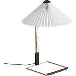 HAY Stolní LED lampa Matin Polished Brass Base 300 White