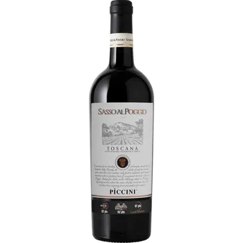 Víno Piccini Sasso Al Poggio Rosso Toscana IGT 14% 0,75l