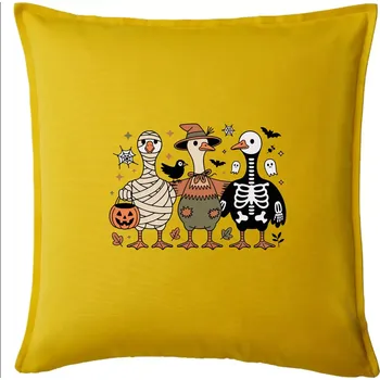 Polštář Halloweenské kachny - Polštář 50x50 - 50x50 - Pouze potah ( Žlutá )