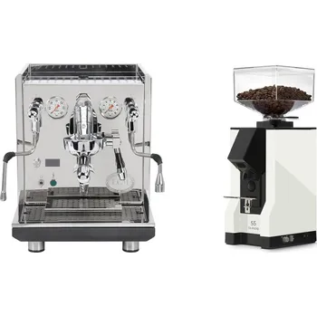 Kávovar ECM Synchronika II + Eureka Mignon Silenzio 55, BL white