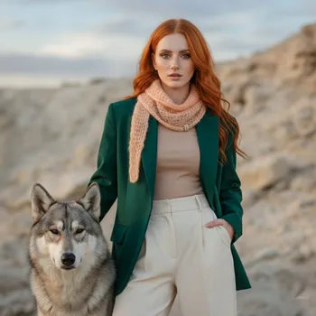 Šátek Lehoučký šátek alpaka hedvábí Název: Vůně letních večerů