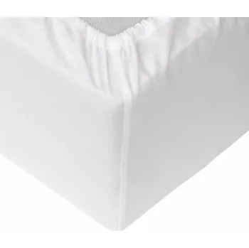 Prostěradlo Prostěradlo Okko, bílé, 200 x 200 cm, s gumičkou