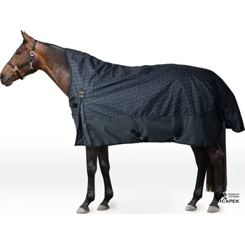 Deka pro koně Deka výběhová Horze -AVALANCHE 50G- - Šedomodrá - 145cm