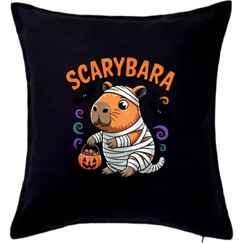 Polštář SCARYBARA - Polštář 50x50 - 50x50 - Pouze potah ( Černá )