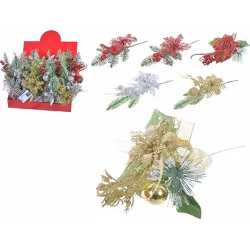 umělá květina Větvička ozdobná XW-20048-mix