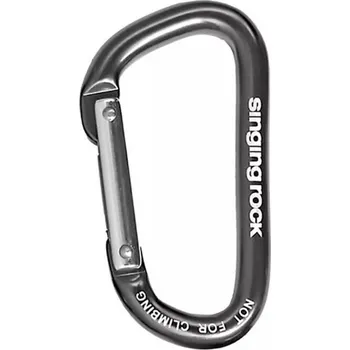 Lezecký doplněk karabina SINGING ROCK Mini D grey