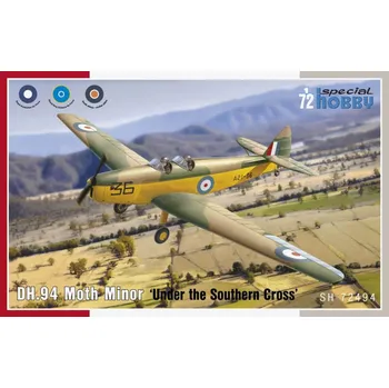 Plastikový model 1:72 de Havilland DH.94 Moth Minor „Under the Southern Cross“