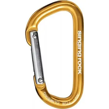 Lezecký doplněk karabina SINGING ROCK Mini D yellow