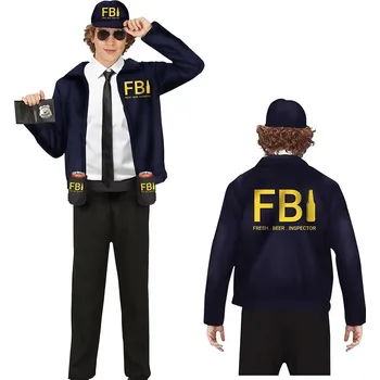 Karnevalový kostým GuircaF.B.I - Fresh beer inspector pánský párty kostým Velikost: M 48-50