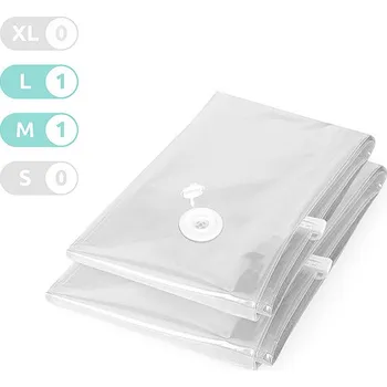 Pytel na prádlo Compactor Sada úložných vakuových pytlů Compress M 70 l, L 120 l, 2 ks