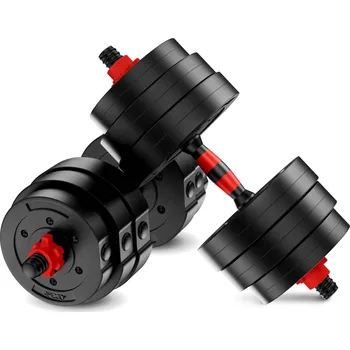 Nastavitelné bitumenové činky 2 x 10 kg