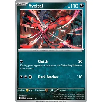 Karetní hra Yveltal 088/132 - Mega Evolution Typ karty: Holo