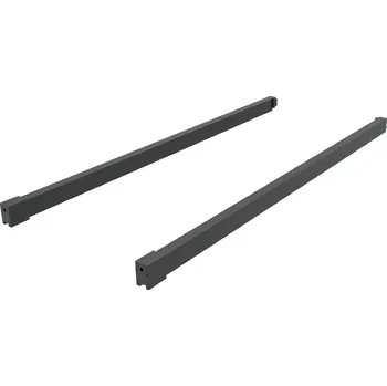 Cemux H Box SLIM zásuvka antracit podélný reling 450 mm
