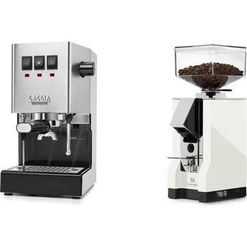 Kávovar Gaggia Classic E24 BC, stainless steel + Eureka Mignon Silenzio…