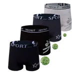 Fannifen Pánské bambusové boxerky Kaile (4 ks v balení) Barva: Mix barva, Velikost: M