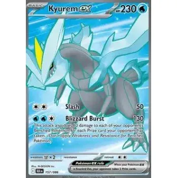 Karetní hra Pokémon BLK 157/086 Kyurem ex - Black Bolt Stav: Near Mint