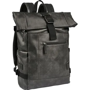 turistický batoh Camel active Laos Rolltop Backpack L black