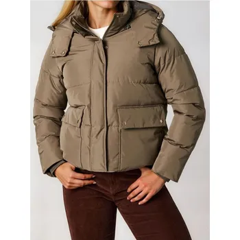 Sinsay - Rozepínací bunda s kapucí - olivová - 615FH-91X - 615FH-91X-XS