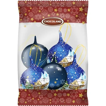 Vánoční dekorace Sáček koule závěsky 5x12,5g