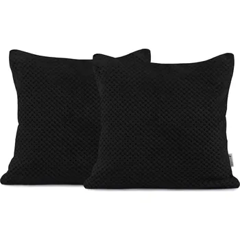 Povlečení Povlak na polštář DecoKing HENRY 45x45 cm černý, velikost 45x45*2