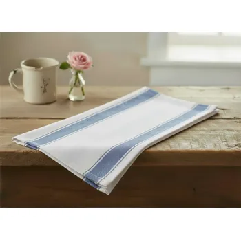 Utěrka Kuchyňská bavlněná utěrka SANNY bílá/modrá 50x70 cm 100% bavlna MyBestHome cena za 2 kusy Cena za 2 kusy v balení