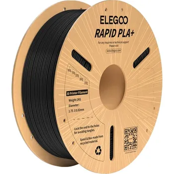 3D tisk Filament ELEGOO Rapid PLA+ (černý)