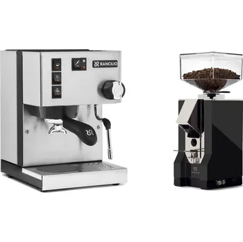 Kávovar Rancilio Silvia BC + Eureka Mignon Silenzio 55, CR black