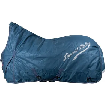 Deka pro koně Deka výběhová Imperial Riding -SUPER DRY FLEECE- - Safírová modrá - 125cm