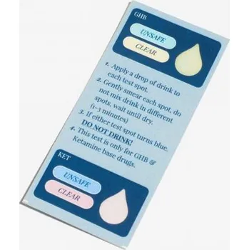 Diagnostický test Zdravotnický velkoobchod Multi-drogový rychlotest GHB a KET (vzorek nápoje) - 1 ks