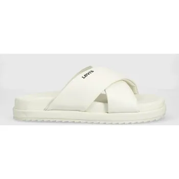 Dámské pantofle Pantofle Levi's Lydia dámské, bílá barva, D7527.0002 00X, EUR 41