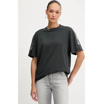 Dámské tričko Bavlněné tričko Pinko dámské, šedá barva, 105755 A2V0 105755.A2V0 90Y, vel. S