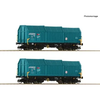 Modelová železnice TT - set dvou teleskopických vozů Shimmns SBB ep.VI