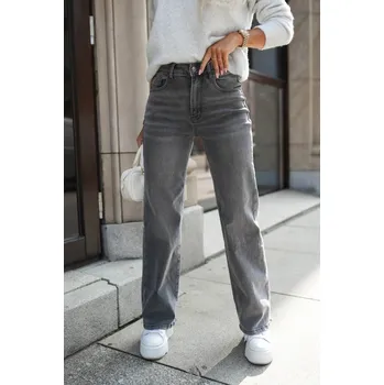 Pánské džíny Jeans šedé široké Jeans: L/40