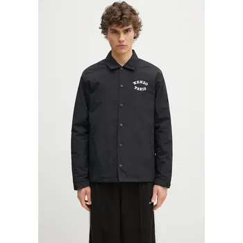 Pánská větrovka Bunda Kenzo černá barva, přechodná, FF55BL0629NG.99, XL, 99X