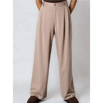 Dámské oblečení Sinsay - Kalhoty wide leg - krémová - 502FJ-12X - 502FJ-12X-S