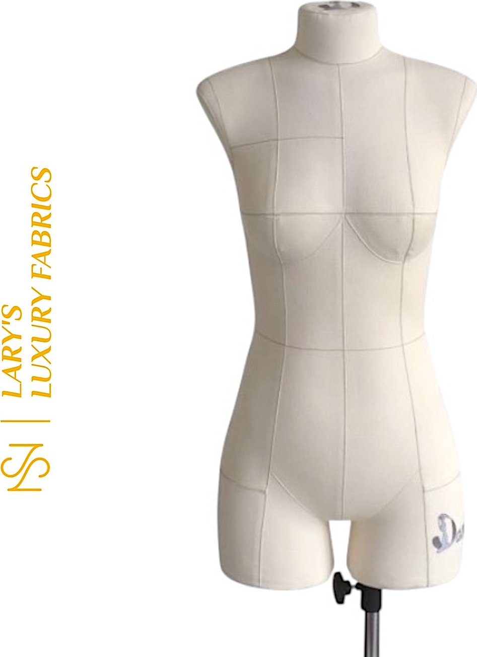 Profesionální dámská krejčovská panna - krémová Velikost: 32