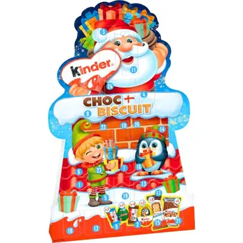 Čokoláda Ferrero Christmas Kinder Santa Adventní kalendář 198 g