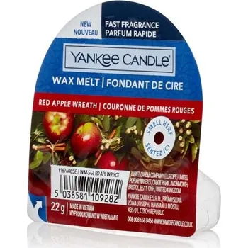 vonný vosk YANKEE CANDLE RED APPLE WREATH VONNÝ VOSK DO AROMALAMPY NOVÝ