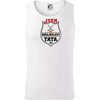 Jsem hokejbalový táta - Tílko pánské Core - XL ( Bílá )