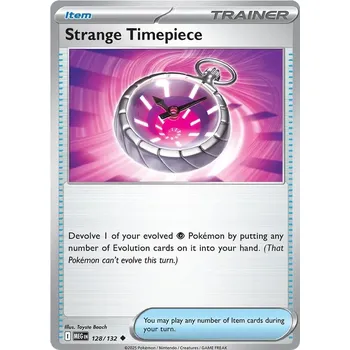 Sběratelská karetní hra Strange Timepiece 128/132 - Mega Evolution Typ karty: Non-Holo