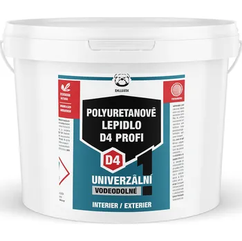 Průmyslové lepidlo BULDOK Polyuretanové lepidlo D4 profi Hmotnost: 5 kg
