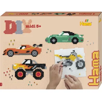 Kosmetická sada HAMA Velká dárková sada Vozidla MIDI