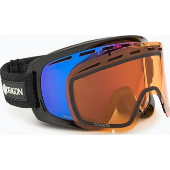 Sjezdové lyžování Lyžařské brýle DRAGON D1 OTG icon purple/lumalens purple ion+lumalens amber