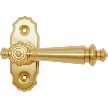 Okenní klika Půloliva okenní Antique lesklý nikl