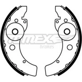 Brzdová čelist Sada brzdových čelistí TOMEX TX 23-46