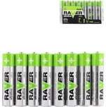Baterie RAVER LR03/AAA Alkaline Ultra 1,5V set 8ks ve fólii