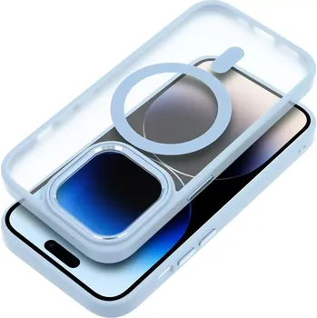 Pouzdro na mobilní telefon Pouzdro MATTE MAG COVER kompatibilní s MagSafe pro IPHONE 17 Pro Max modré