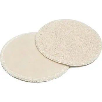 Odličovací tampony z biobavlny velké 9 cm s froté stranou, 2 ks