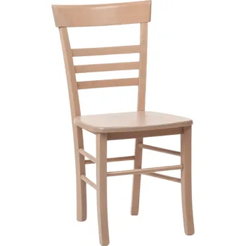 Jídelní dřevěná židle SIENA — masiv, více barev, nosnost 155 kg Dub Sonoma